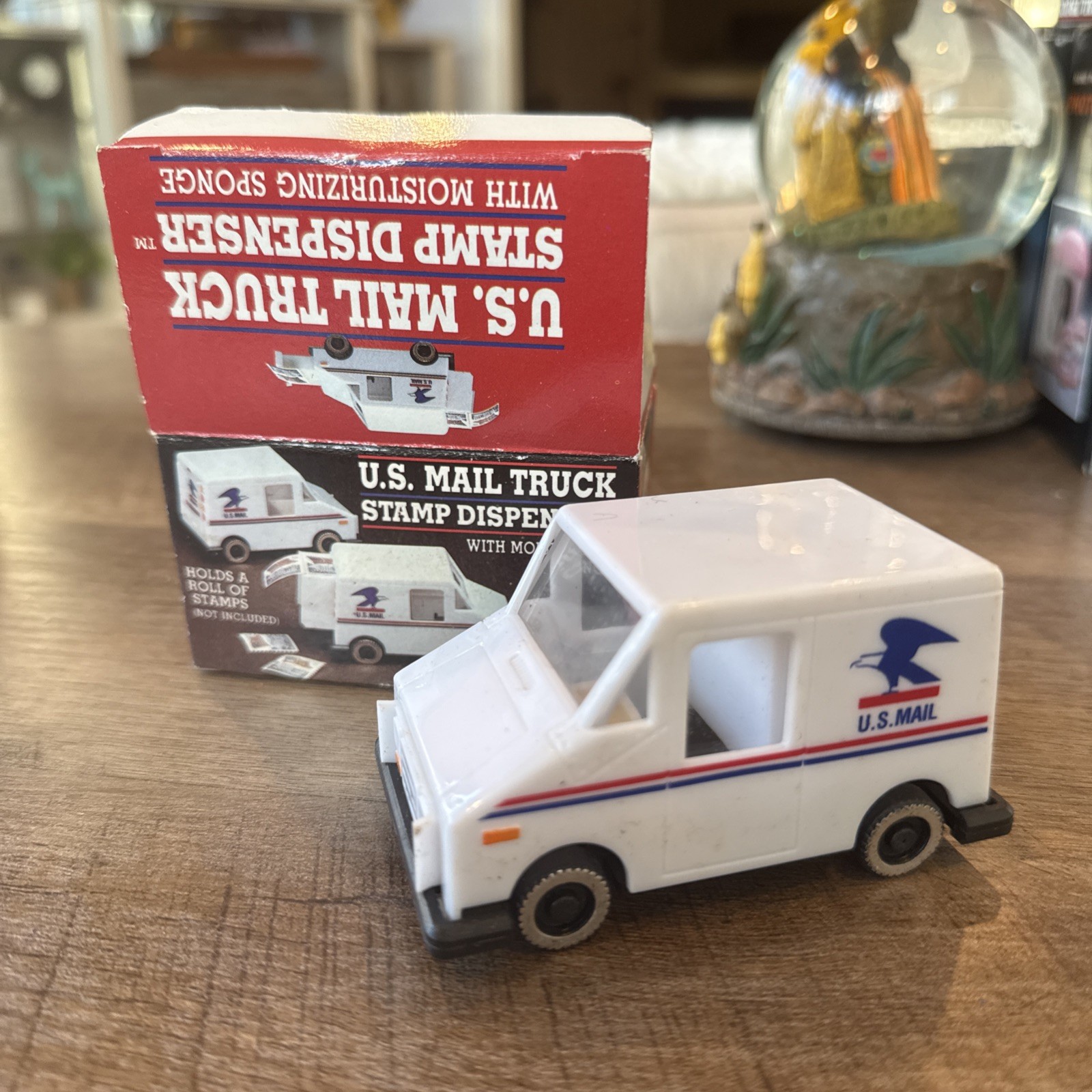 Vtg J.S.N.Y. U.S. MailTruck Stamp Dispenser W/Moisturizing Sponge #9506 New Rare Vtg J.S.N.Y. U.S. MailTruck Stamp Dispenser W/Moisturizing Sponge #9506 New Rare