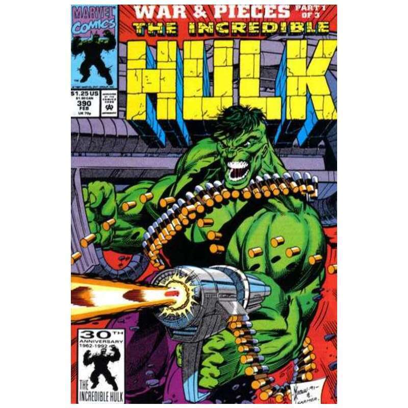 Incredible Hulk (1968 series) #390 in NM minus condition. Marvel comics [i,
