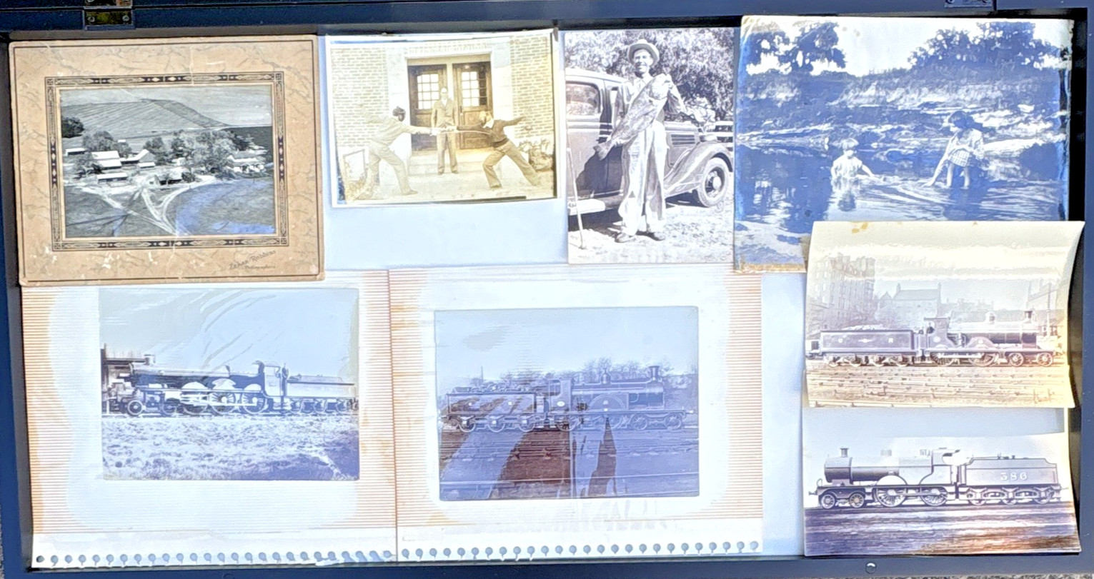 Vintage Ephemera Photos/Prints Locomotives, Fishing, Farm & Family - Texas Vintage Ephemera Photos/Prints Locomotives, Fishing, Farm & Family - Texas