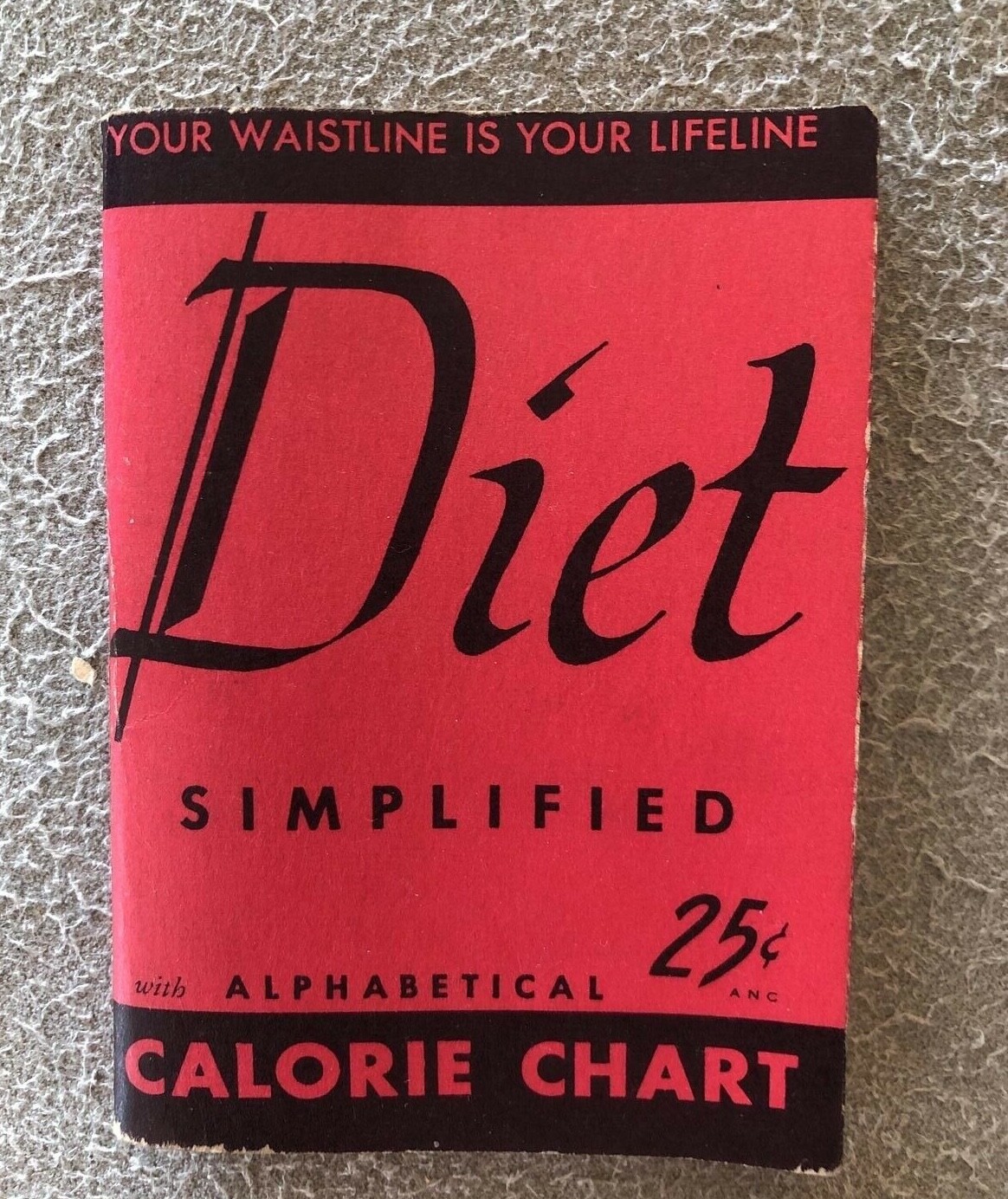 Vintage 1954 1956 Booklet Diet Simplified Calorie Chart Meal Plans Basic Health Vintage 1954 1956 Booklet Diet Simplified Calorie Chart Meal Plans Basic Health