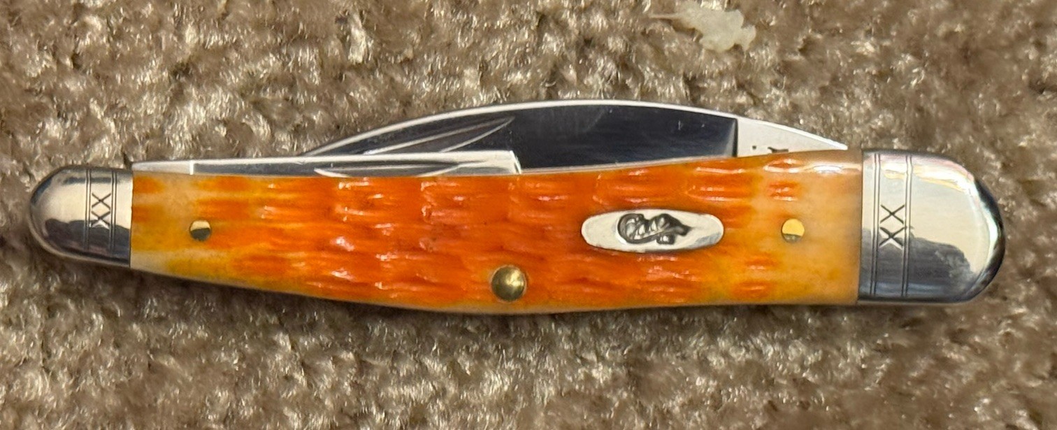 Case XX Seahorse Whittler Knife 2022 Cayenne Bone XX Bolster Original Box NR Case XX Seahorse Whittler Knife 2022 Cayenne Bone XX Bolster Original Box NR