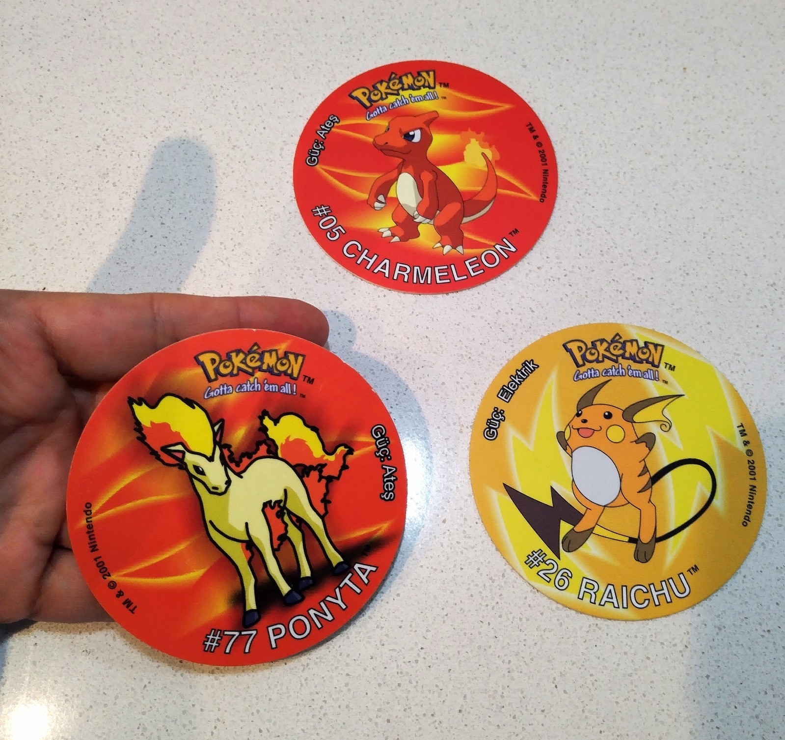 Giant Pokemon Tazo Taso, Raichu Pokemon Tazo, Limited, Collectors Nintendo 2001 Giant Pokemon Tazo Taso, Raichu Pokemon Tazo, Limited, Collectors Nintendo 2001
