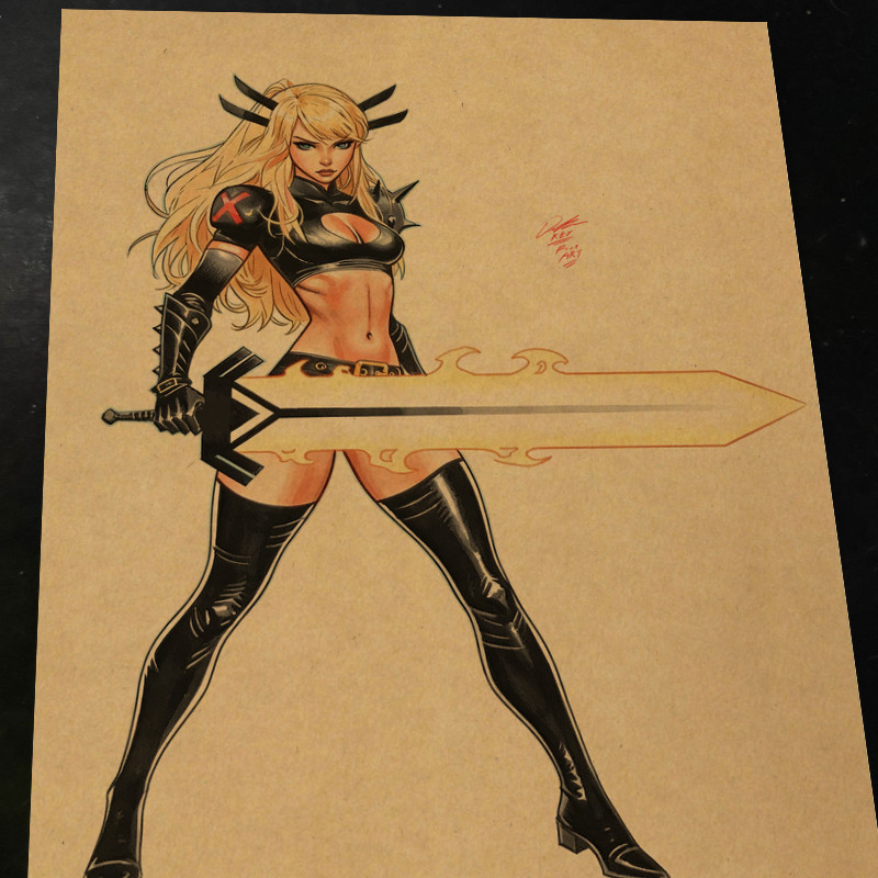 Magik X-Men Art Print Signed 8.5x11 | Art by Keyeske Magik X-Men Art Print Signed 8.5x11 | Art by Keyeske