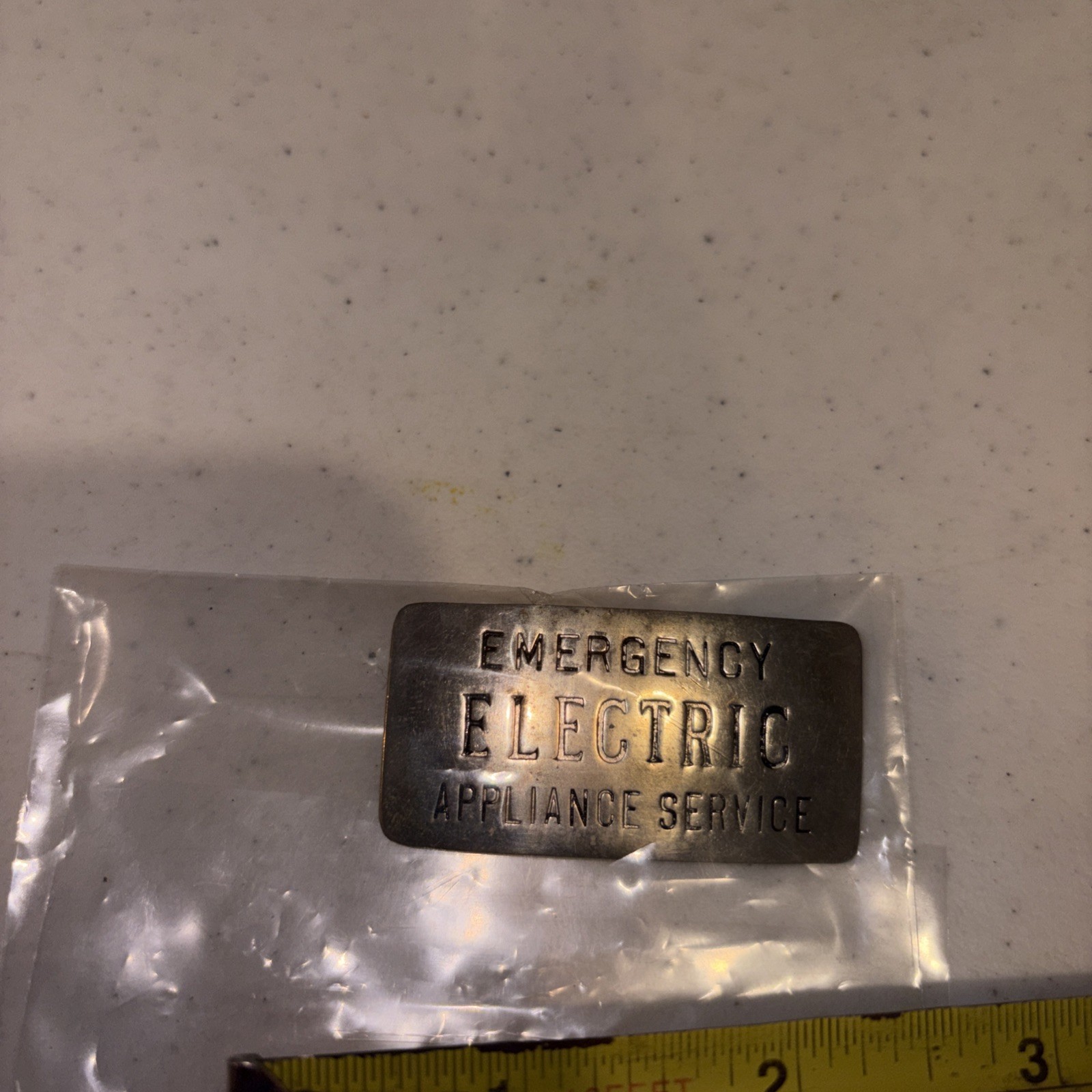 Vintage Employee Badge APPLIANCE GUARANTEED SERVICE NOS 2\ Vintage Employee Badge APPLIANCE GUARANTEED SERVICE NOS 2\