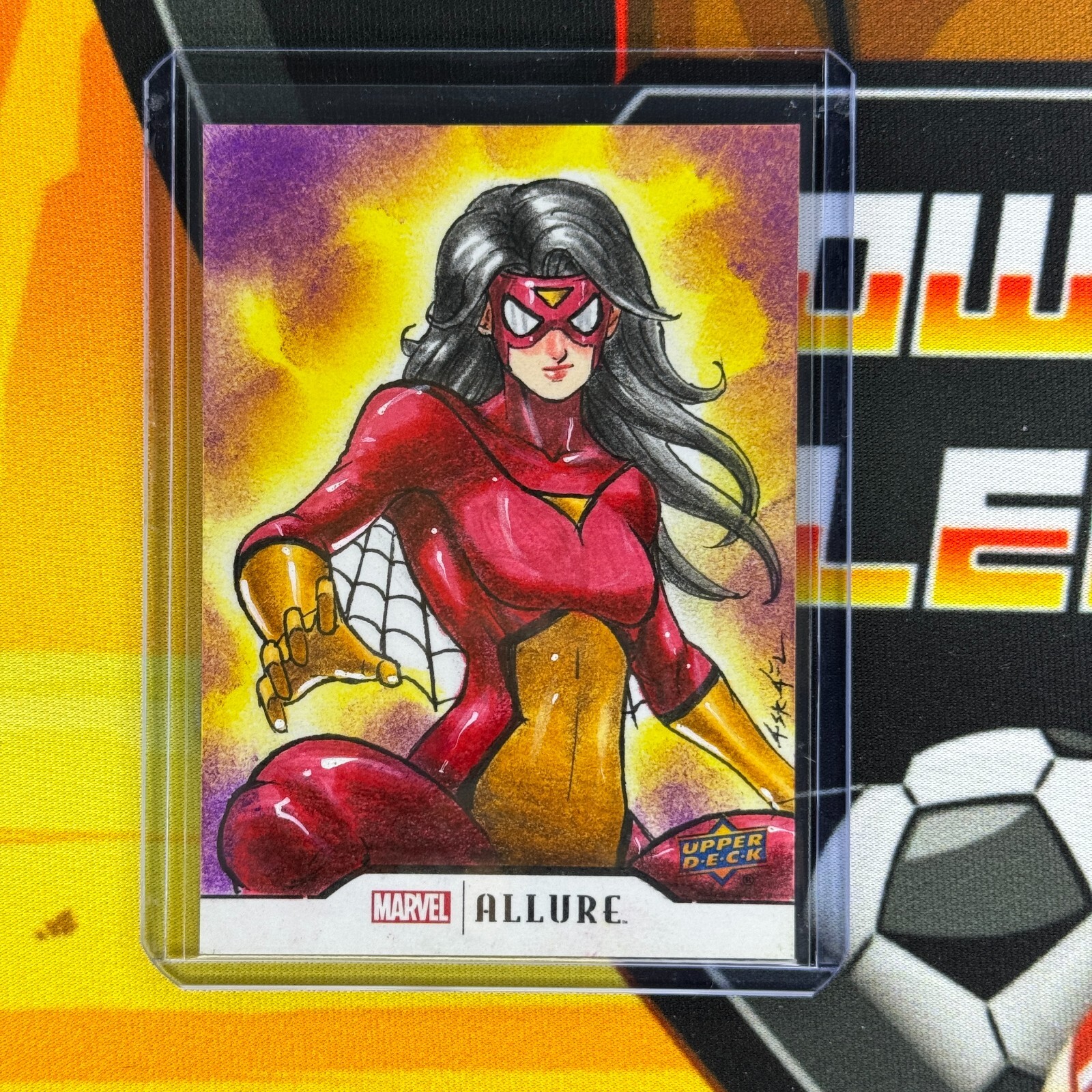 Marvel Allure Spider Woman Sketch Card 1/1 - Israel Arteaga Marvel Allure Spider Woman Sketch Card 1/1 - Israel Arteaga