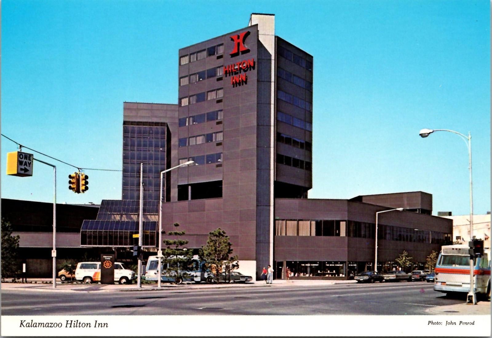 Vintage Kalamazoo Hilton Inn Postcard Vintage Kalamazoo Hilton Inn Postcard