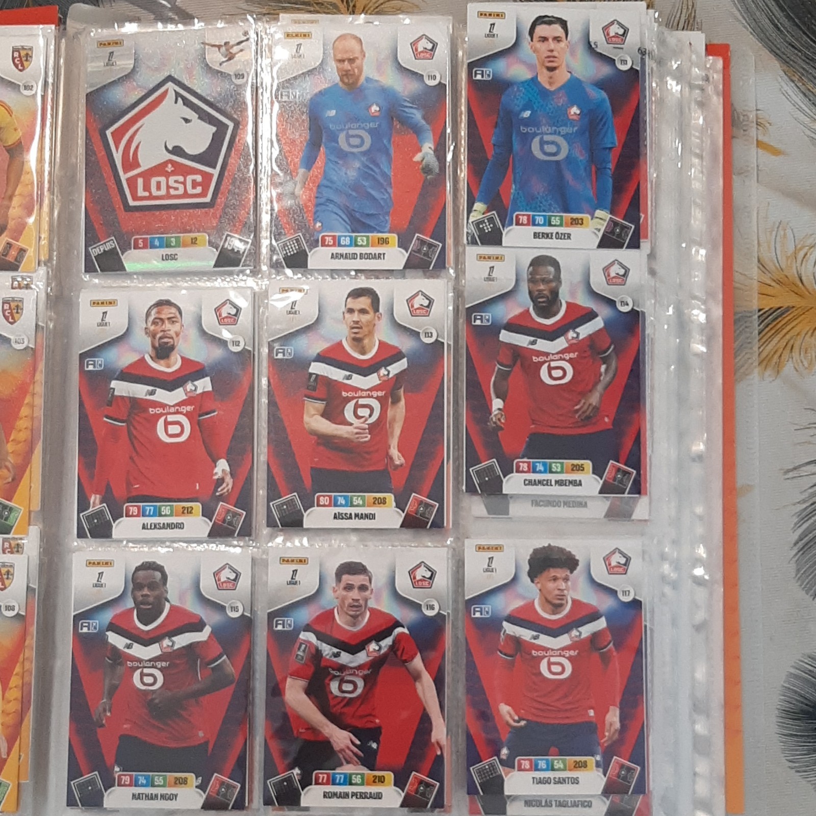 Panini Adrenalyn LOSC LEAGUE 1 2026/2027 COMPLETE TEAM 109-126 Panini Adrenalyn LOSC LEAGUE 1 2026/2027 COMPLETE TEAM 109-126