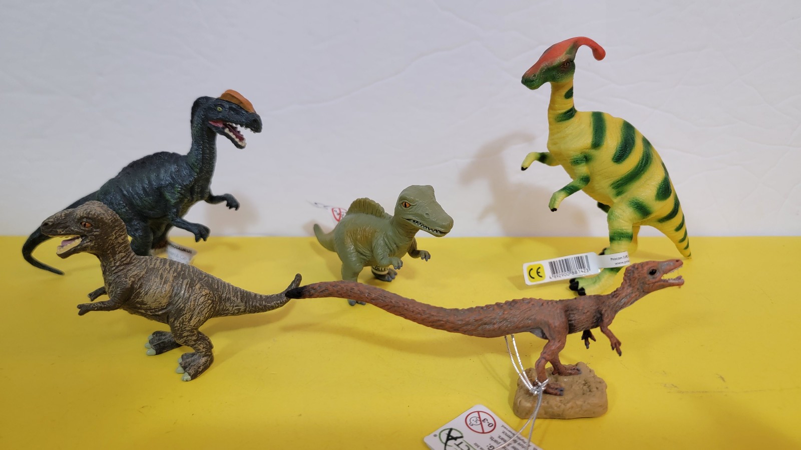 Procon CollectA Lot 5 Prehistoric Dinosaur Figures T-REX SPINO DILOPHO SCLURUM Procon CollectA Lot 5 Prehistoric Dinosaur Figures T-REX SPINO DILOPHO SCLURUM