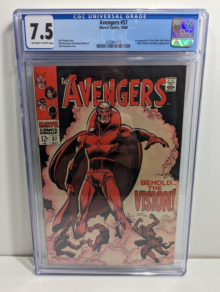 The Avengers #57 1st Vision - CGC 7.5