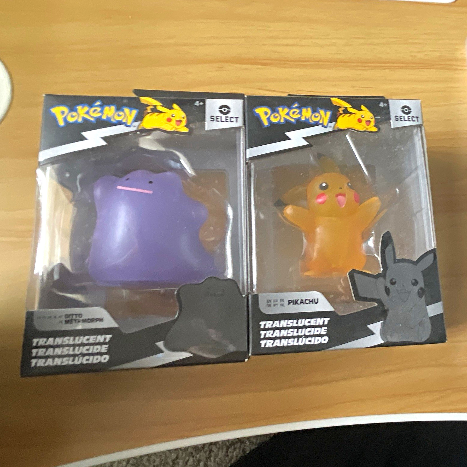 Pokémon Select Translucent Ditto & Pikachu Figurine Set, Original Unopened Pokémon Select Translucent Ditto & Pikachu Figurine Set, Original Unopened