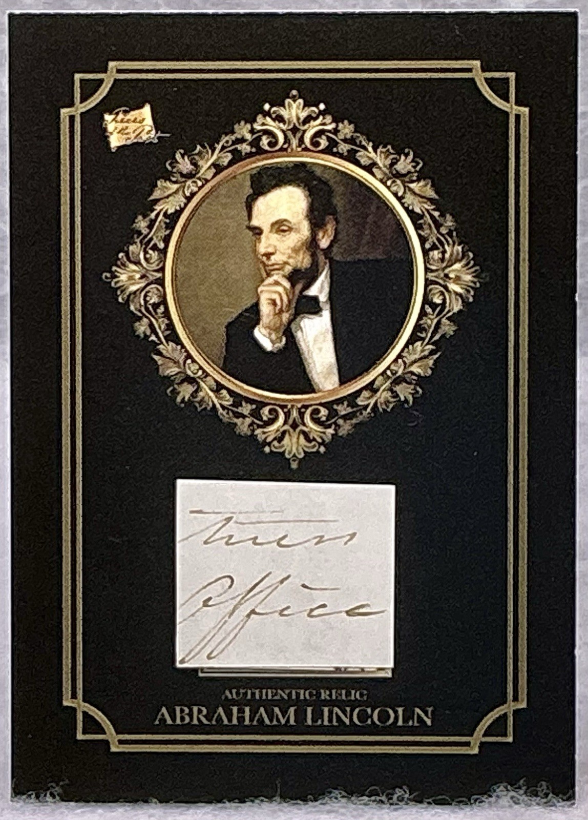 2024 Pieces Of The Past Abraham Lincoln Original Handwritten Document Relic π±π· 2024 Pieces Of The Past Abraham Lincoln Original Handwritten Document Relic π±π·