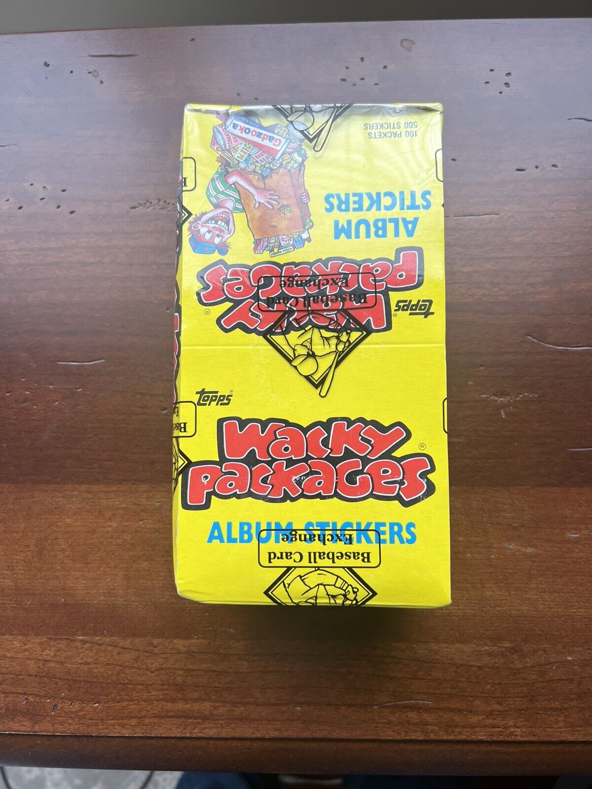 1986 Topps Wacky Packages ALBUM STICKERS Wax Box 100 packs BBCE 