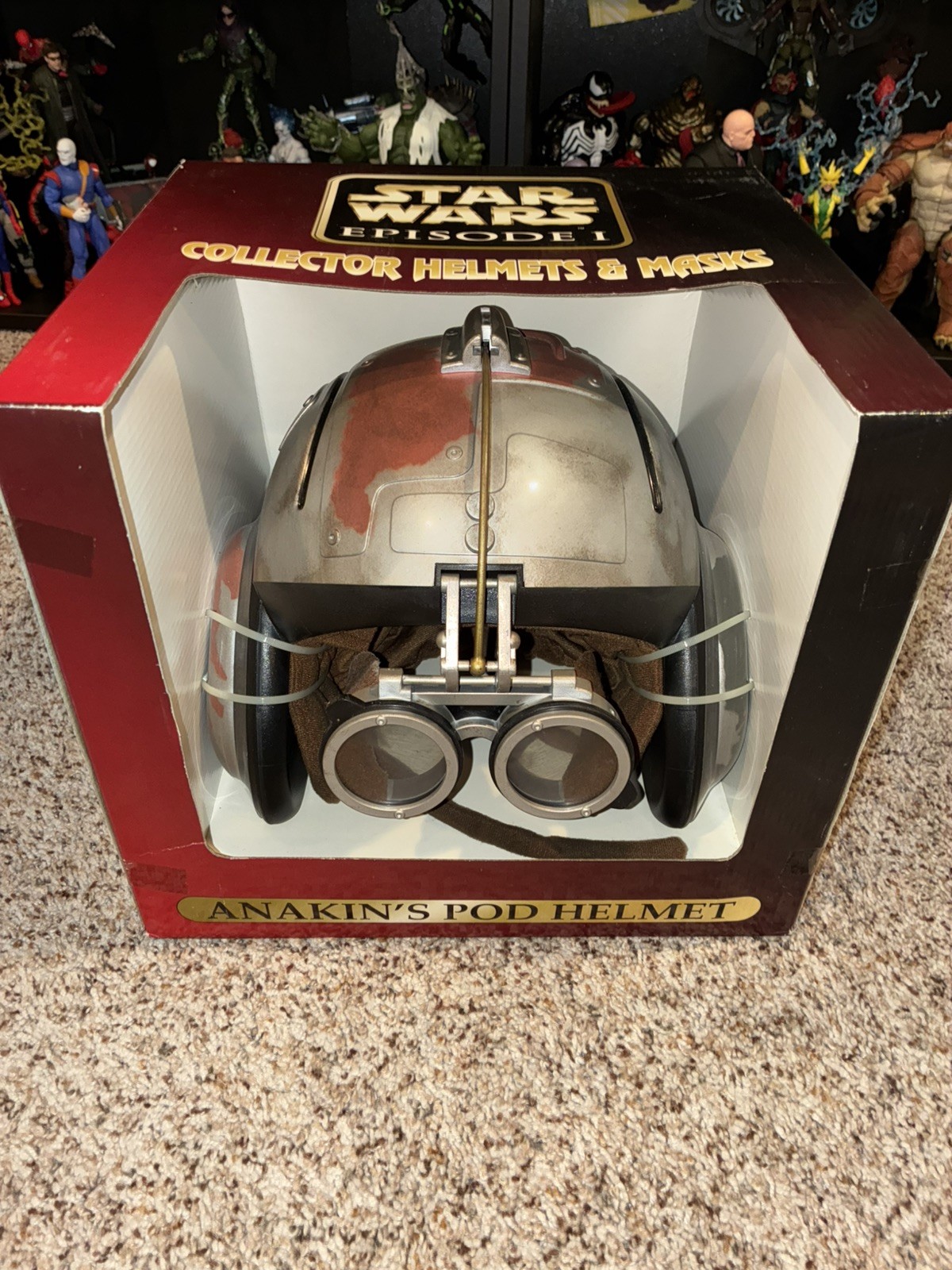 Anakin Skywalker Episode 1 Star Wars Pod Racer Helmet Don Post 1999 VTG Anakin Skywalker Episode 1 Star Wars Pod Racer Helmet Don Post 1999 VTG