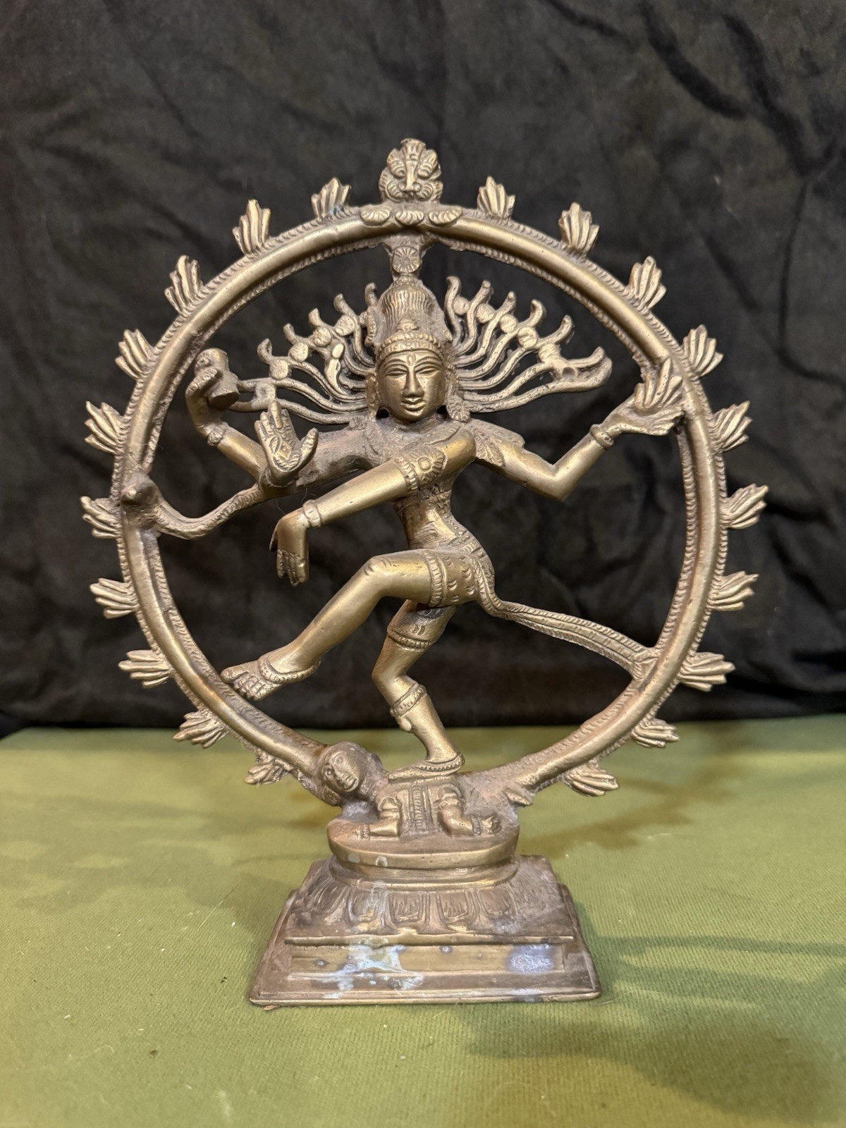 Bronze Brass Shiva Nataraja Hindu Statue Handmade Collectible Idol Bronze Brass Shiva Nataraja Hindu Statue Handmade Collectible Idol