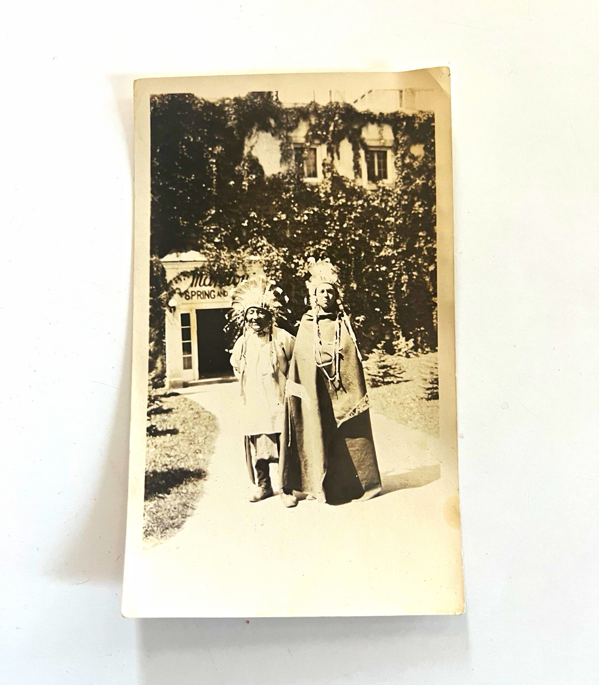 Vintage 1930s Native American Photo Mark West Springs Resort Santa Rosa CA RPPC Vintage 1930s Native American Photo Mark West Springs Resort Santa Rosa CA RPPC