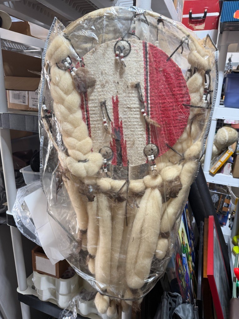 Vintage Native American Mandella Dreamcatcher 40 x 20 