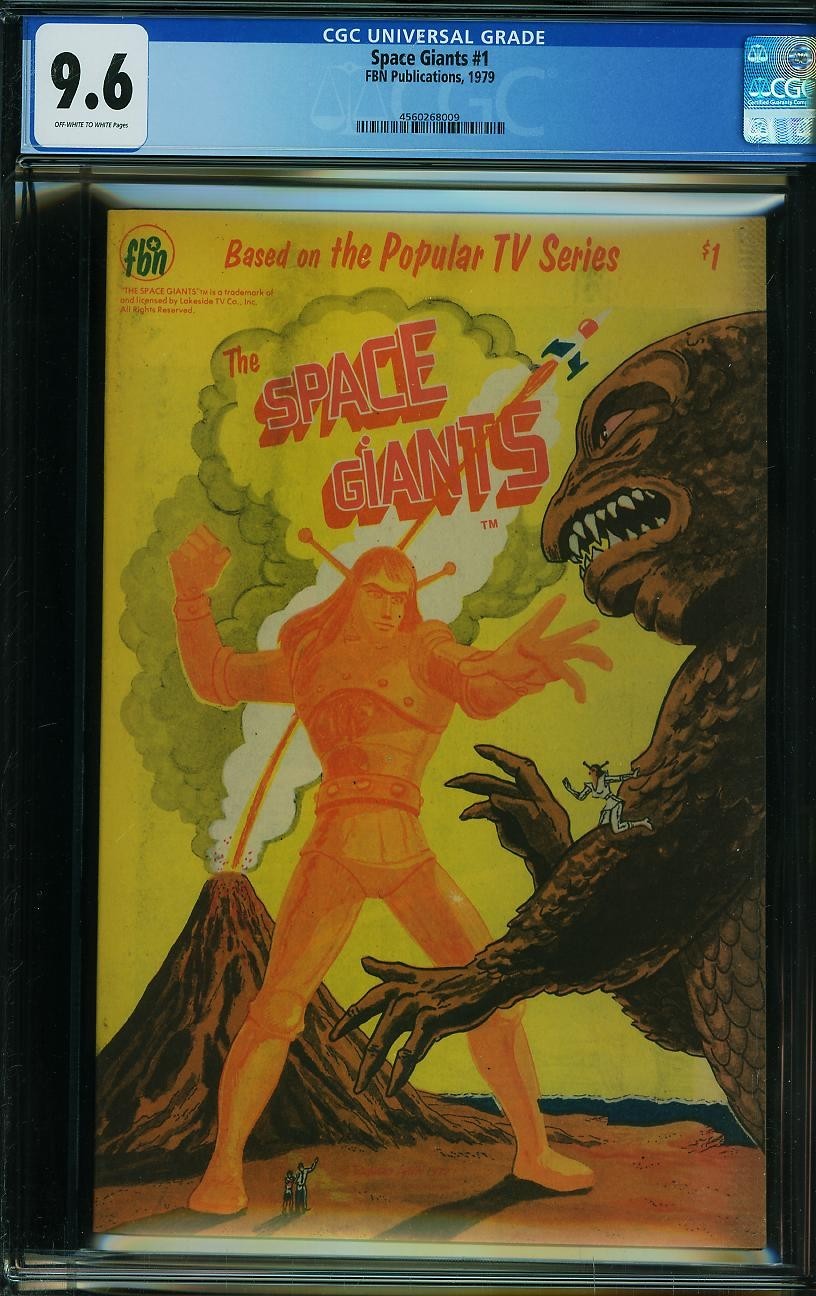 Space Giants 1 CGC 9.6 FBN 1979 TV Series Adaptation Off-White White Pages Space Giants 1 CGC 9.6 FBN 1979 TV Series Adaptation Off-White White Pages