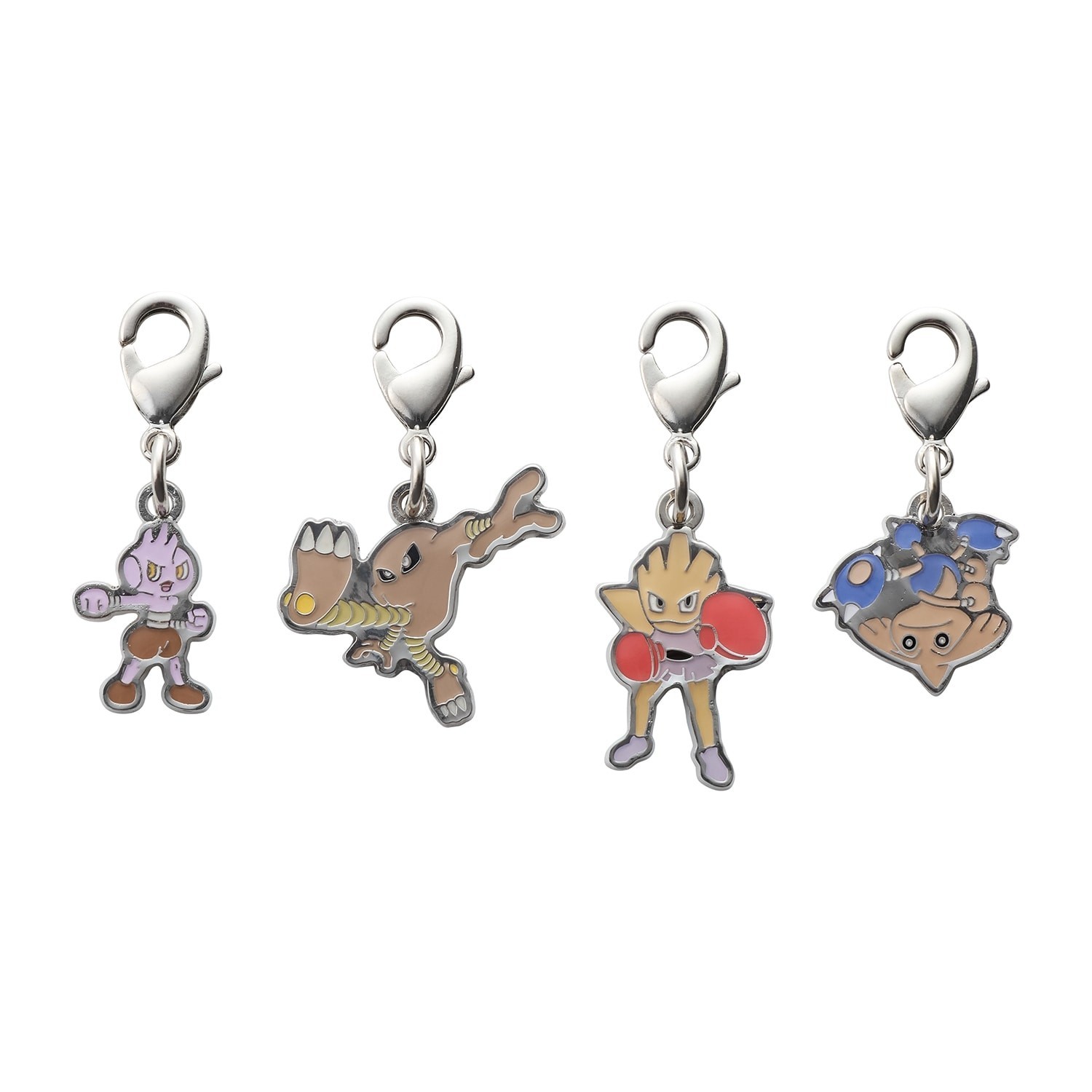 Nintendo Pokemon Tyrogue,Hitmonlee,Hitmonchan,Hitmontop Metal Charm Nintendo Pokemon Tyrogue,Hitmonlee,Hitmonchan,Hitmontop Metal Charm