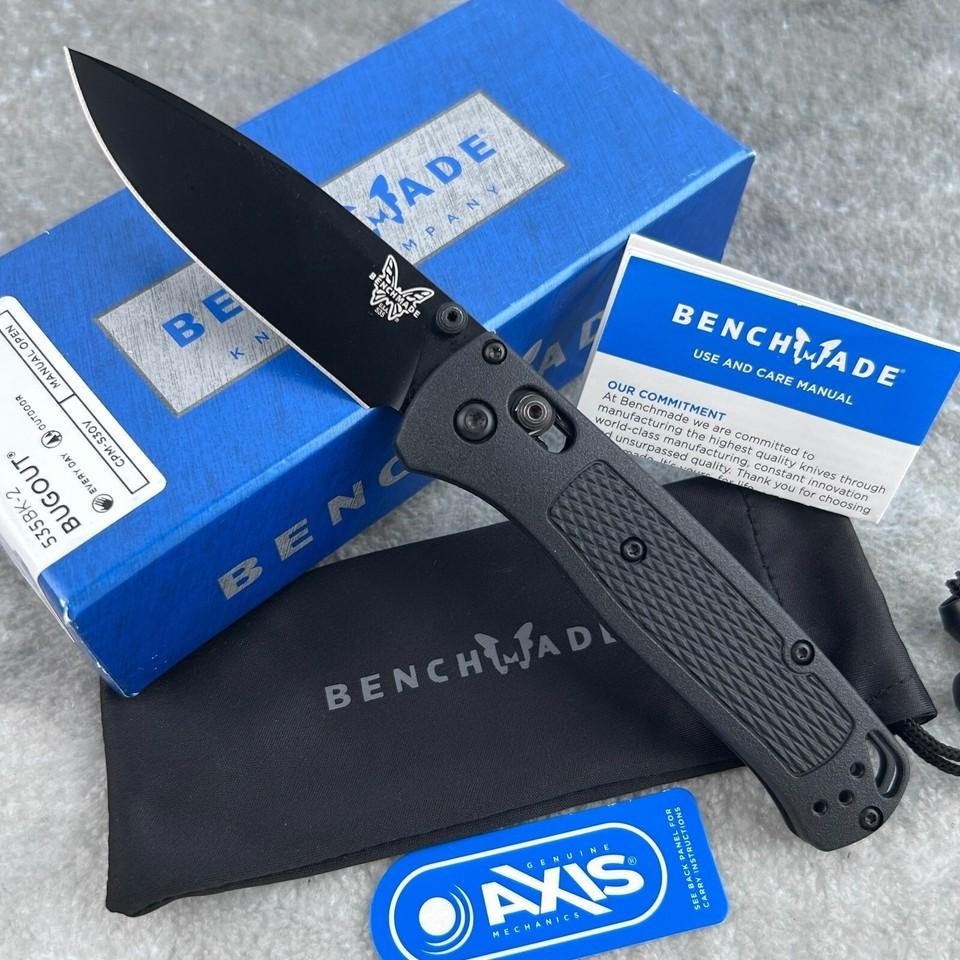 Benchmade 535 Bugout CPM-S30V BLADE ALL BLACK Handle Folding Knife Benchmade 535 Bugout CPM-S30V BLADE ALL BLACK Handle Folding Knife