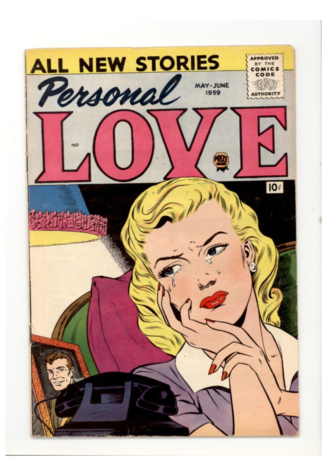 Personal Love Vol. 2 #5 VG+ Romance Prize 1959