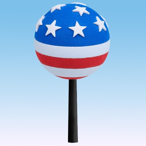 Tenna Tops American USA Flag Car Antenna Topper (Fits Fat Style Antenna) (New) Tenna Tops American USA Flag Car Antenna Topper (Fits Fat Style Antenna) (New)