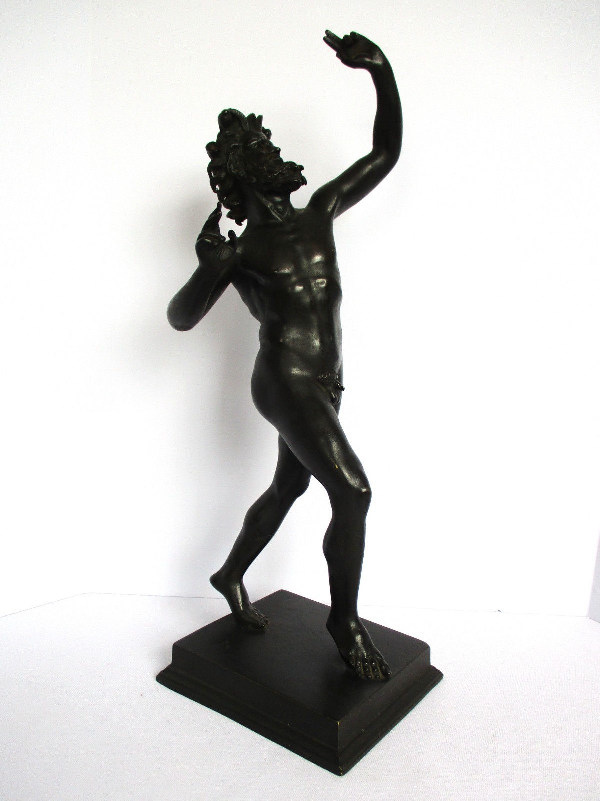 Vintage Dancing Faun of Pompeii Bronze Statue 12 Vintage Dancing Faun of Pompeii Bronze Statue 12
