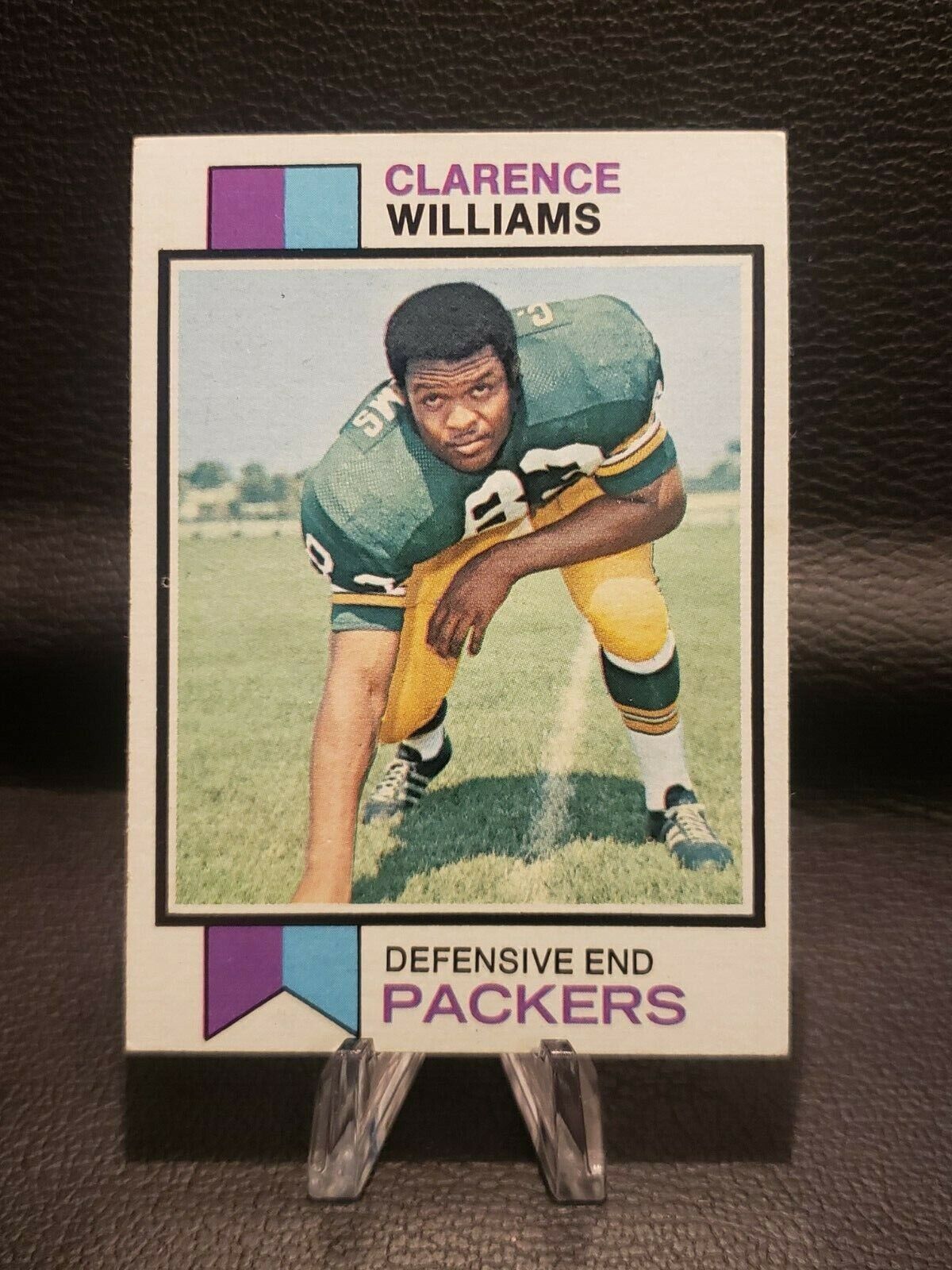1973 Topps 🏈 Football #109 Clarence Williams ✨RC✨ (Packers).  NM💎MT