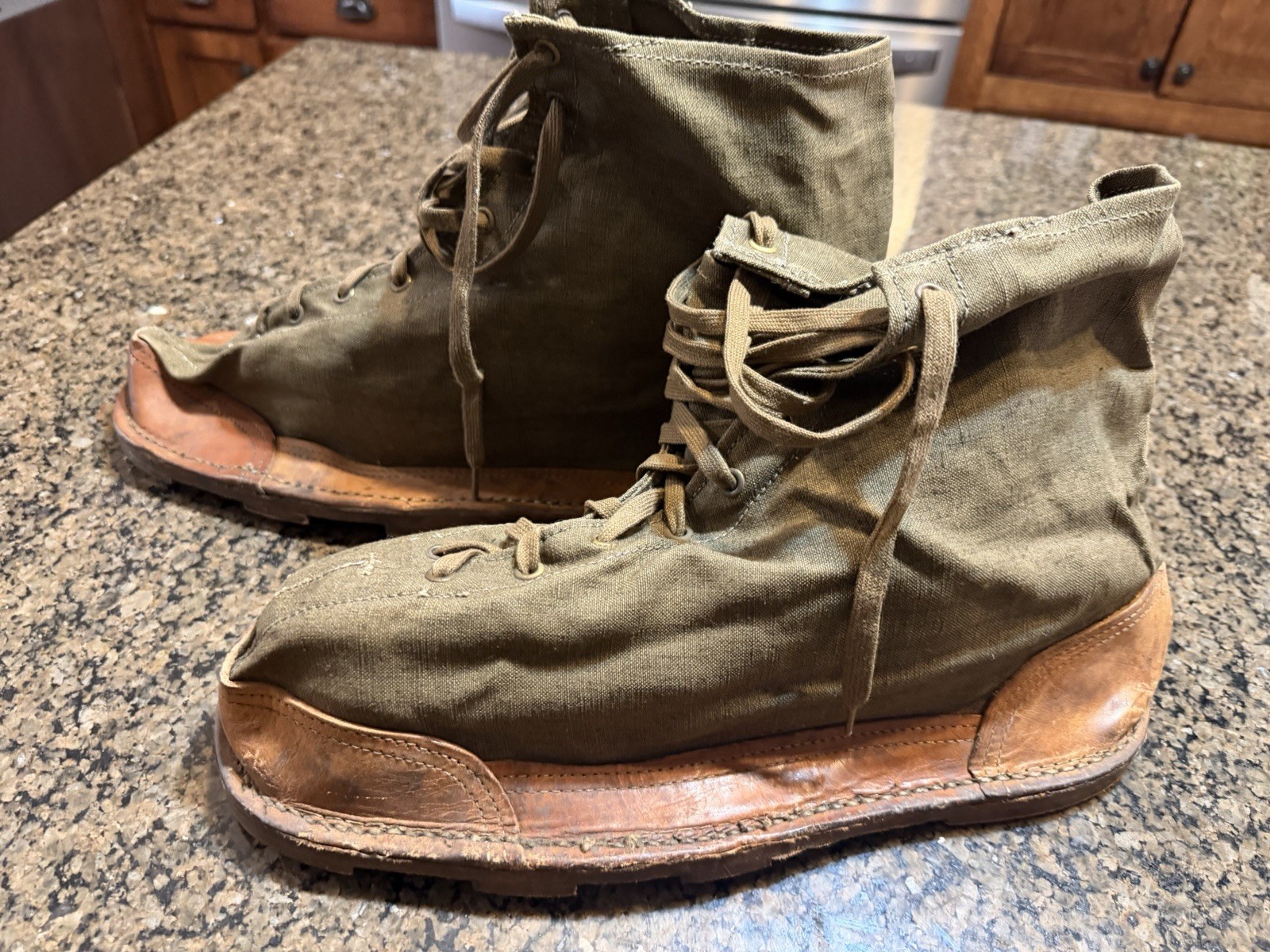 Vintage 1940s WW2 French Military Ice Snow Over Boots Shoes Cleats France Vintage 1940s WW2 French Military Ice Snow Over Boots Shoes Cleats France