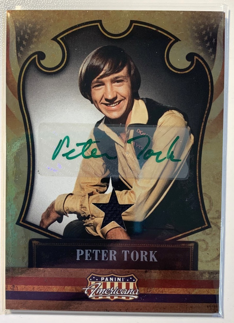 2011 Panini Americana Auto Relic Peter Tork #38/149 The Monkees 2011 Panini Americana Auto Relic Peter Tork #38/149 The Monkees