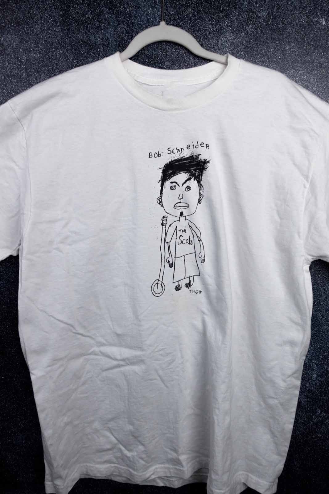 Bob Schneider Funny Caricature T Shirt White Cotton Unisex S-5XL 1R408