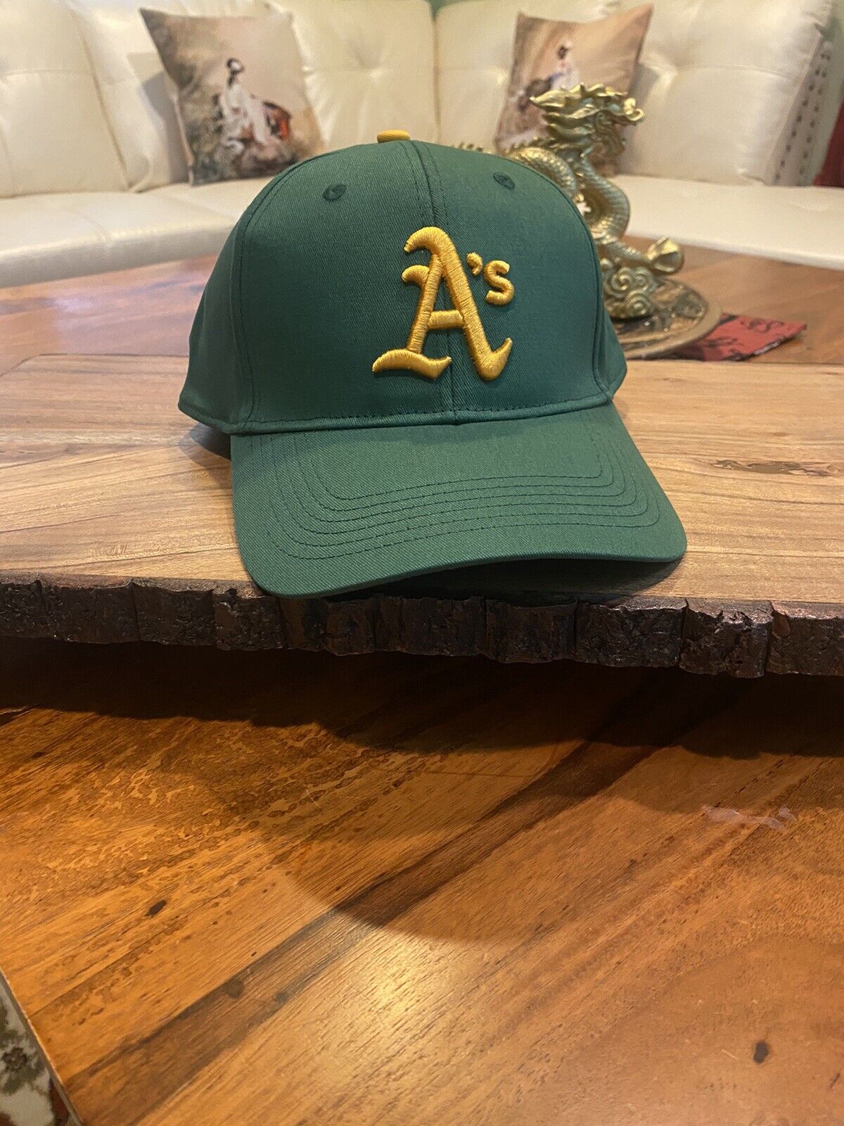 Oakland A’s Cap Hat DK Green Polyester Adjustable MLB-300CSB