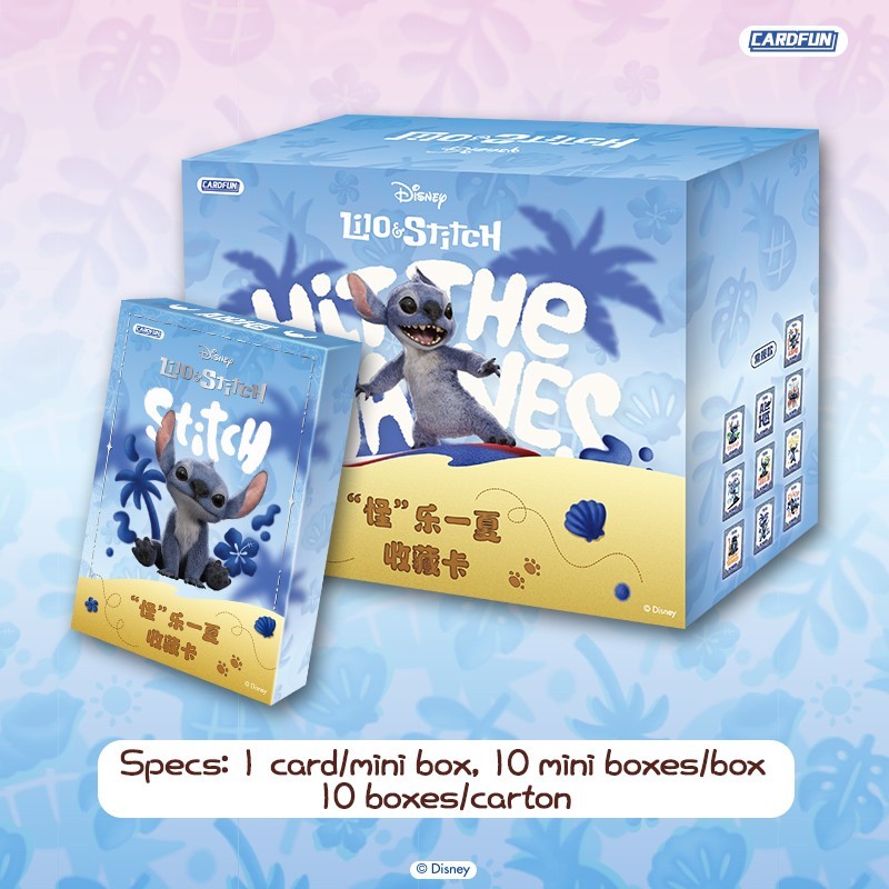 CardFun Official Disney Lilo & Stitch Summer Fun Series Collectible Card 1 Box CardFun Official Disney Lilo & Stitch Summer Fun Series Collectible Card 1 Box