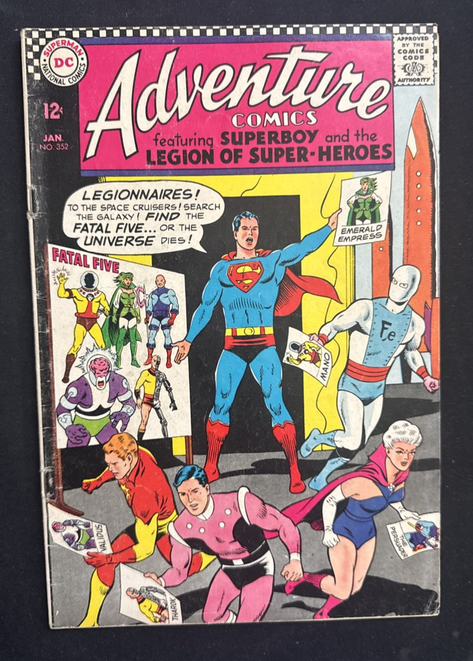 1967 DC Comics Adventure Comics No. 353 Superboy/Legion of Super-Heroes KEY 1967 DC Comics Adventure Comics No. 353 Superboy/Legion of Super-Heroes KEY