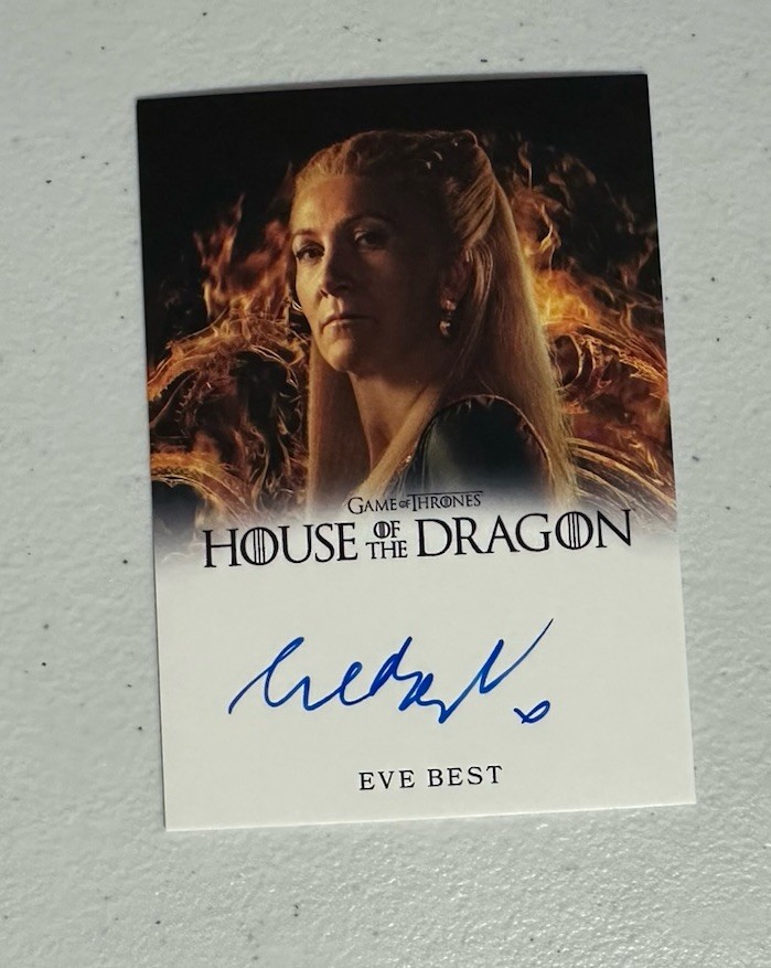 EVE BEST House Of The Dragon Game Of Thrones Autograph Auto Fire RHAENYS EVE BEST House Of The Dragon Game Of Thrones Autograph Auto Fire RHAENYS