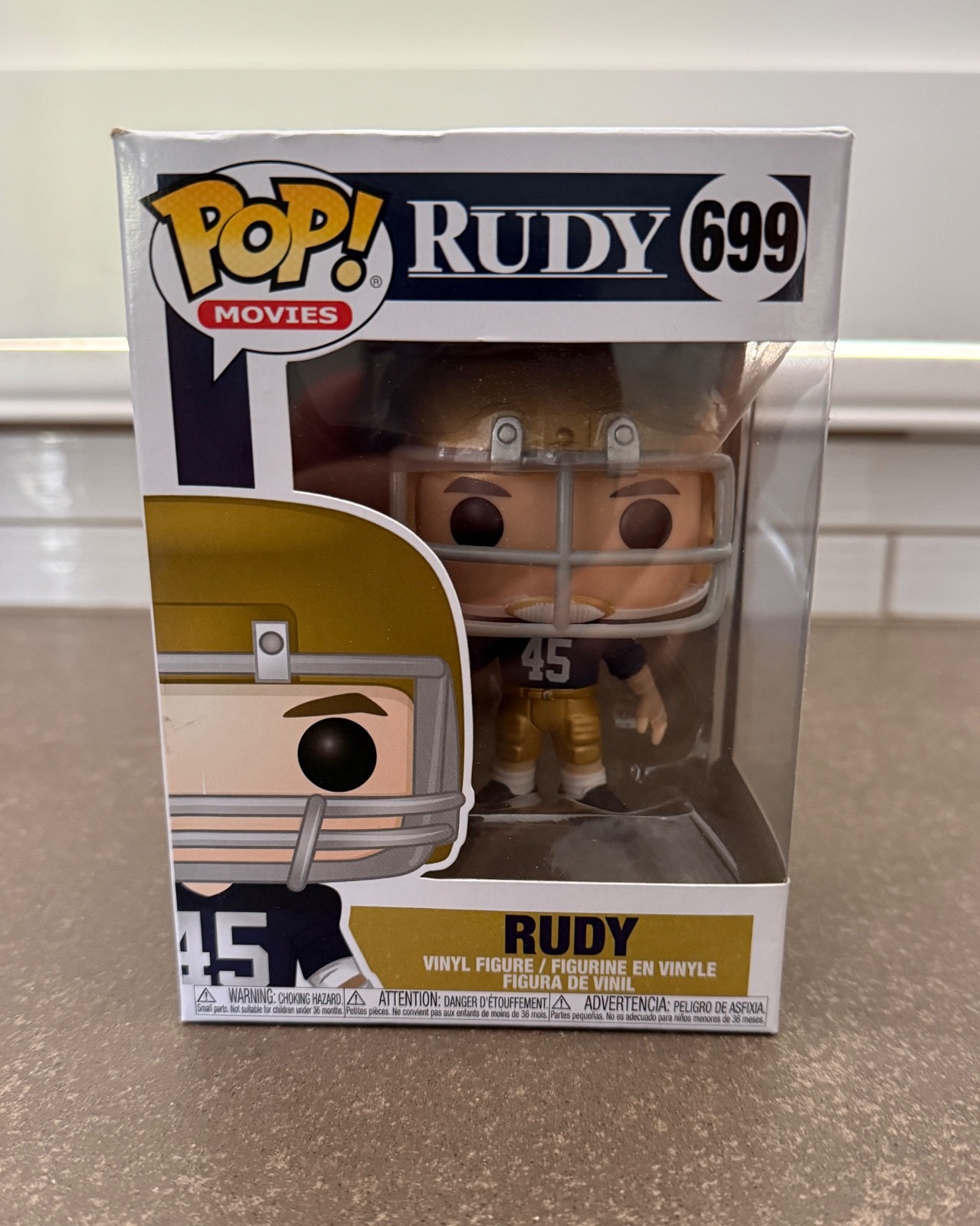 Funko Pop Movies Rudy 699 Notre Dame Fighting Irish Vaulted New Funko Pop Movies Rudy 699 Notre Dame Fighting Irish Vaulted New