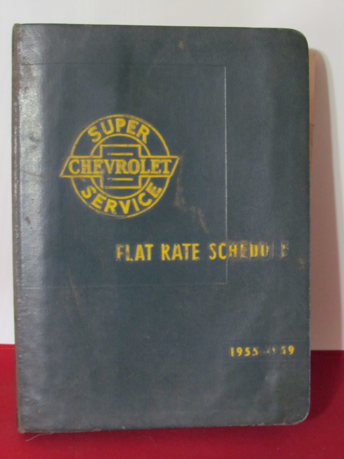 Vintage 1955-1959 Chevrolet Flat Rate Schedule Corvette Cars & Trucks Dealer Vintage 1955-1959 Chevrolet Flat Rate Schedule Corvette Cars & Trucks Dealer