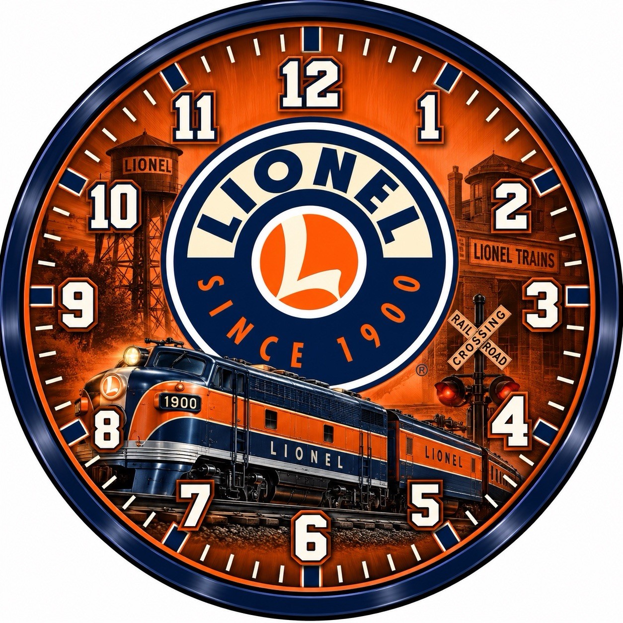 Lionel Train Vintage Advertising Wall Clock β° π Lionel Train Vintage Advertising Wall Clock β° π