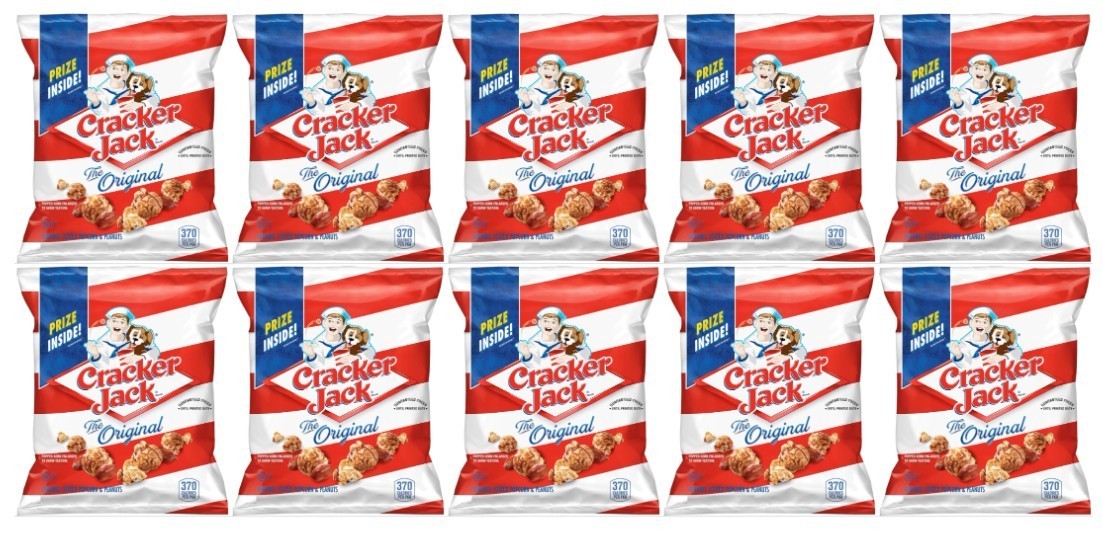 The Original Cracker Jack 3 1/8oz each 10pk each box /Total 4 box (40pk total) The Original Cracker Jack 3 1/8oz each 10pk each box /Total 4 box (40pk total)