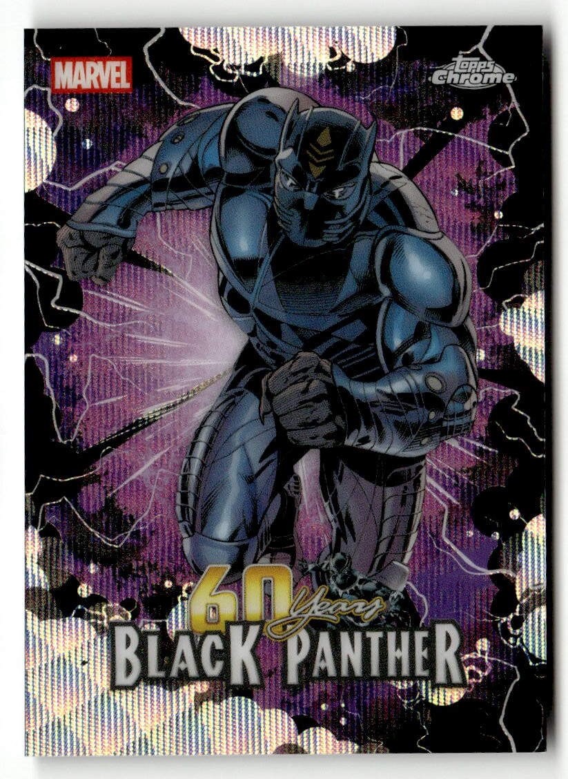 2026 Topps Chrome Marvel 60 Years Black Panther #BP-07