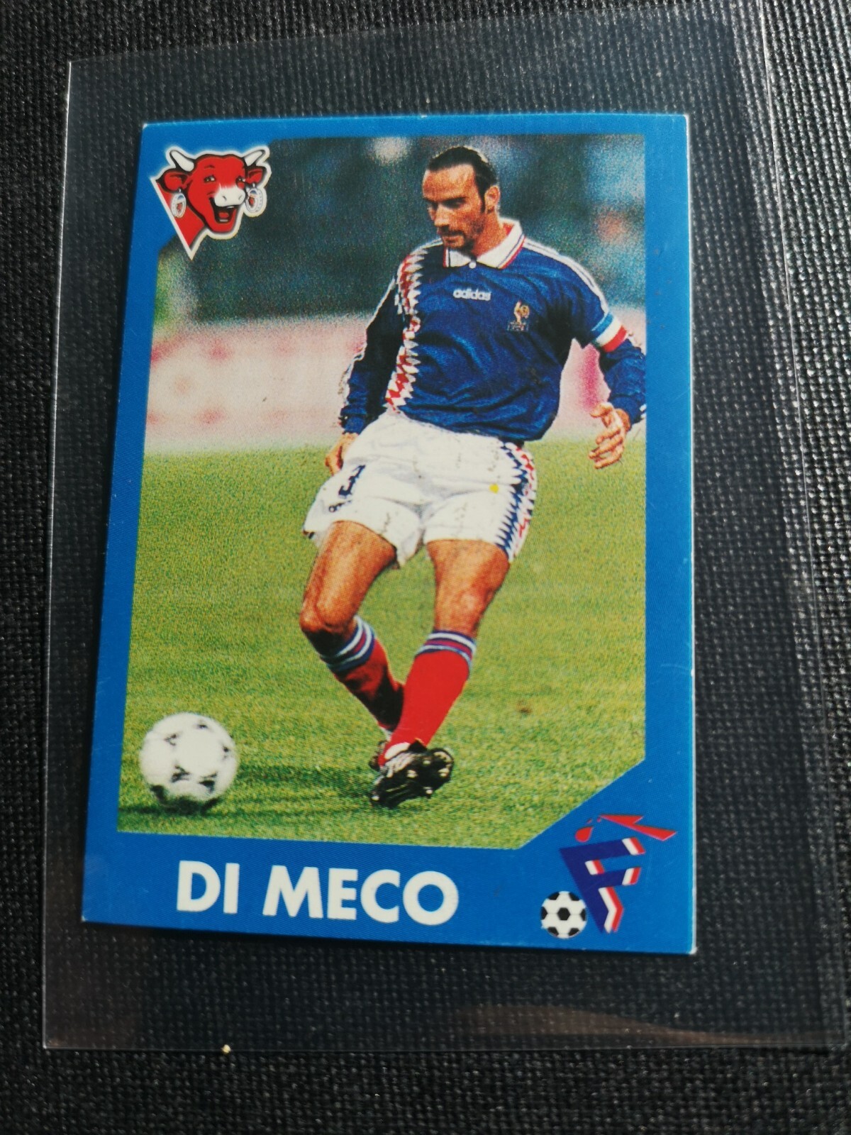 Éric Di Meco La Vache Qui Rit Euro 1996 De football Équipe De France Éric Di Meco La Vache Qui Rit Euro 1996 De football Équipe De France
