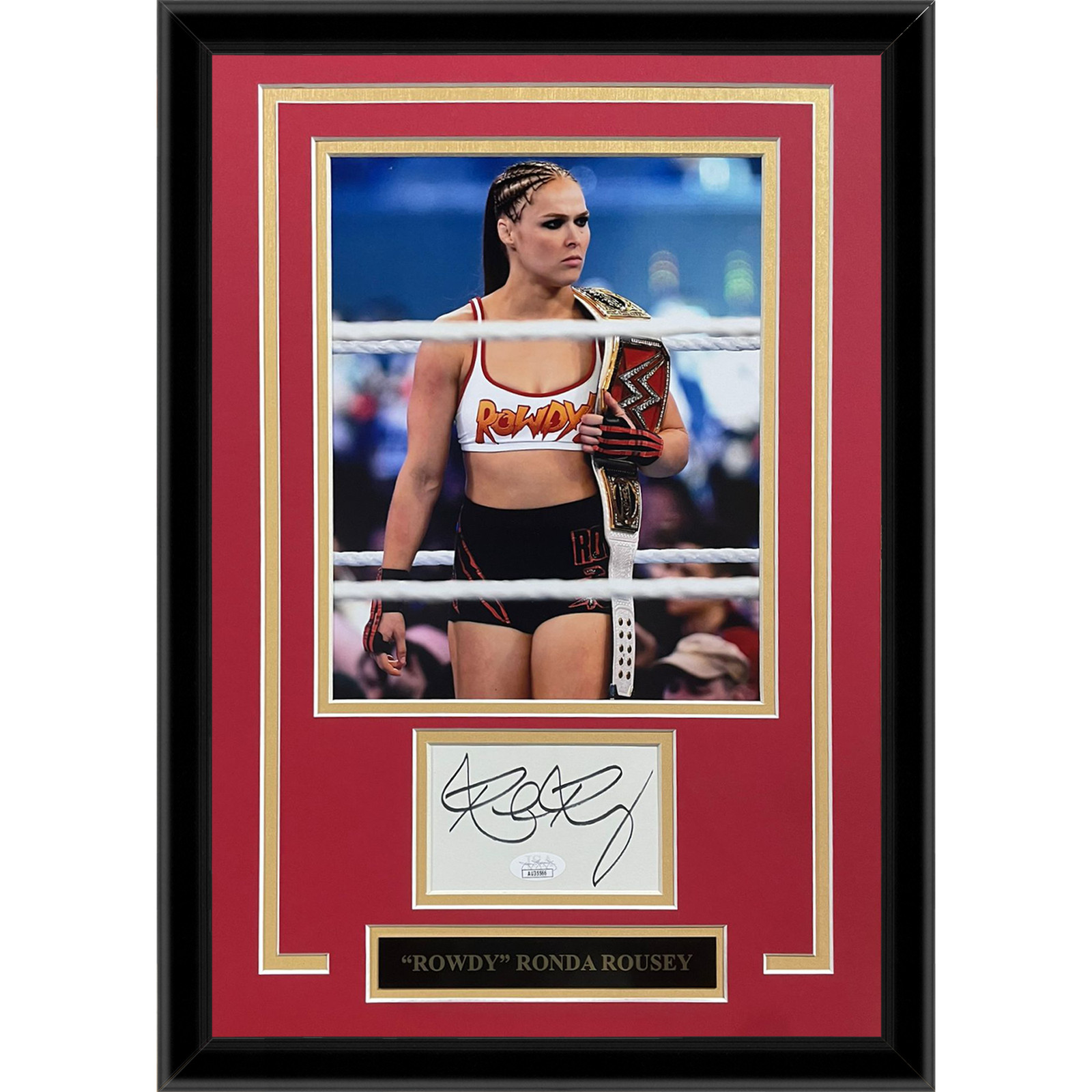 Ronda Rousey Autographed WWE Wrestling 8x10 Photo Ronda Rousey Autographed WWE Wrestling 8x10 Photo