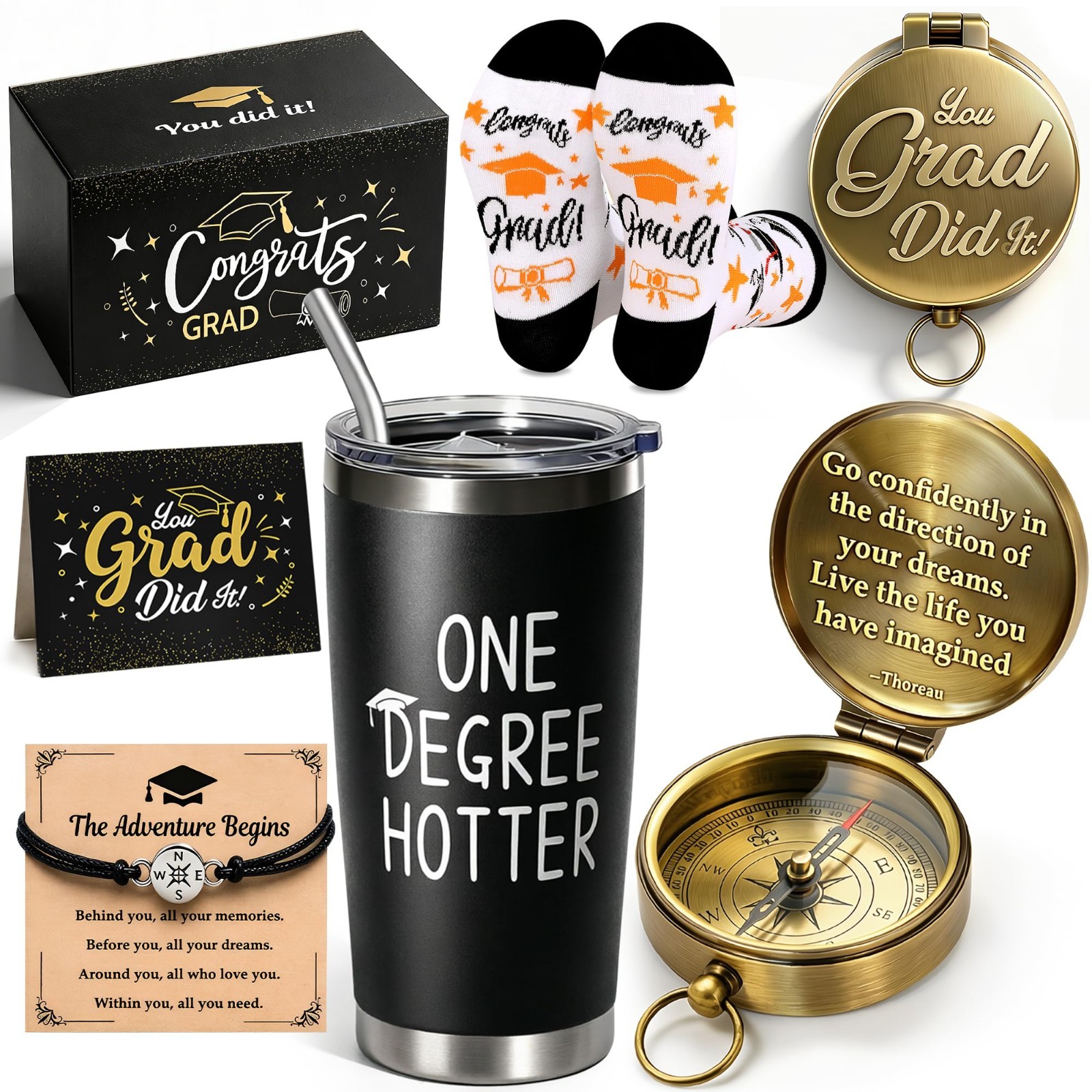 Graduation Gifts for Him Class of 2026 College High School Cap Gown Presents