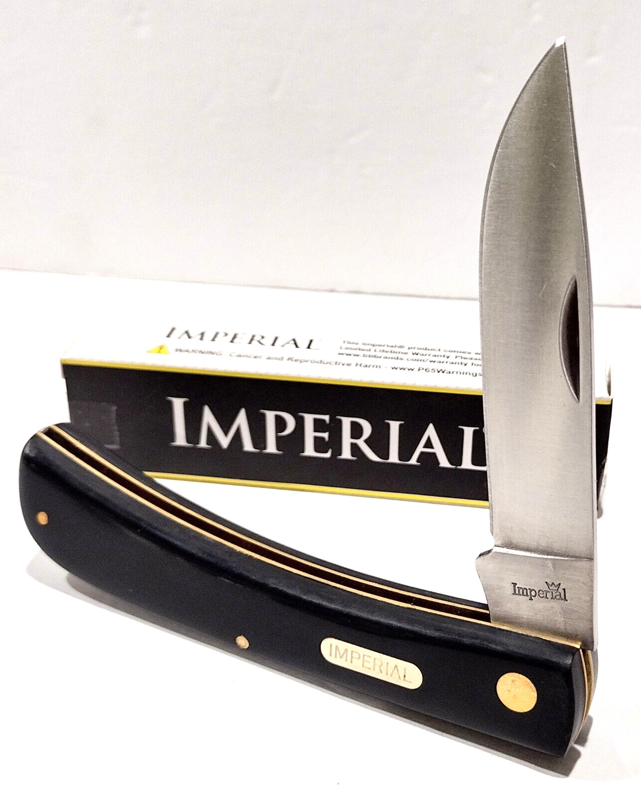 Imperial Schrade Old Timer Black Large Sod Buster Folding Pocket Knife IMP22L Jr Imperial Schrade Old Timer Black Large Sod Buster Folding Pocket Knife IMP22L Jr