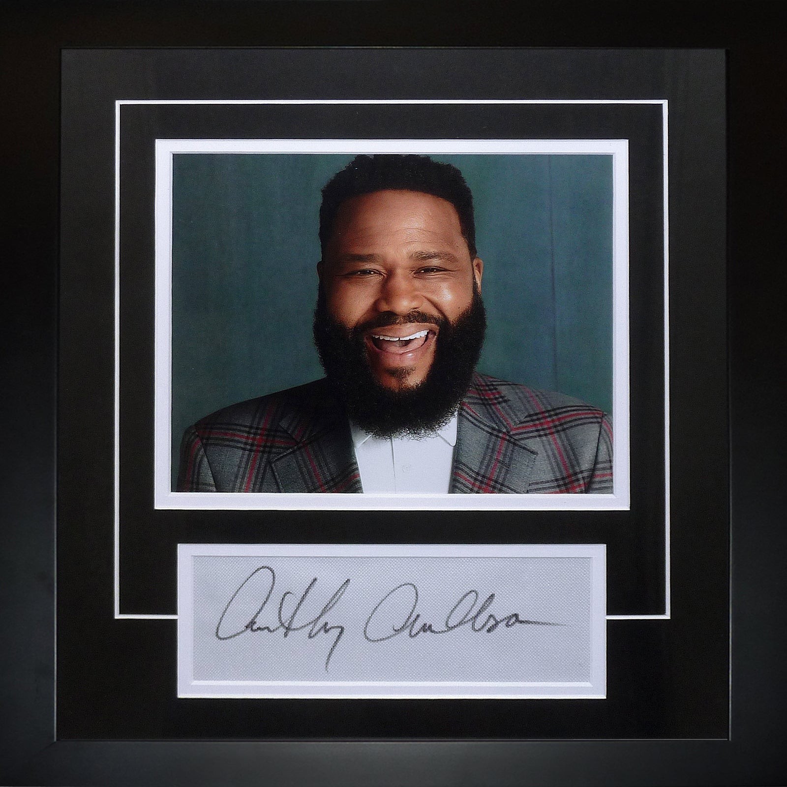 Anthony Anderson Autographed Blackish Signature Series Frame - JSA Anthony Anderson Autographed Blackish Signature Series Frame - JSA