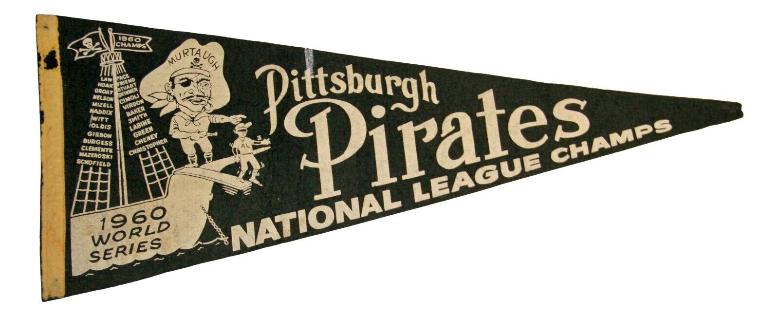 Vintage 1960 Pittsburgh Pirates World Series 29\