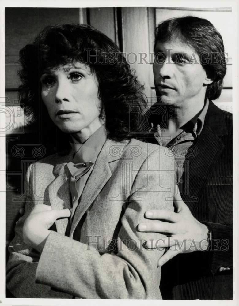 1982 Press Photo Michele Lee & David Ackroyd in 