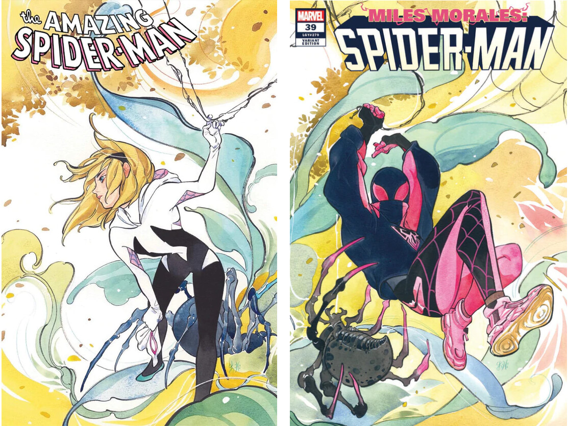 AMAZING SPIDER-MAN #5 & MILES MORALES #39 (PEACH MOMOKO CONNECTING SET) ~ Marvel AMAZING SPIDER-MAN #5 & MILES MORALES #39 (PEACH MOMOKO CONNECTING SET) ~ Marvel