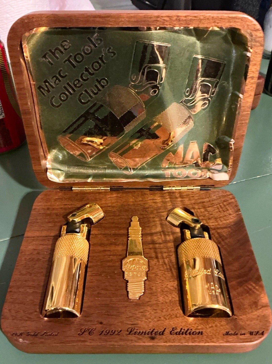 Mac Tools Collectors Club 1992 Limited Founders Edition Tool Set Wood Case Mac Tools Collectors Club 1992 Limited Founders Edition Tool Set Wood Case