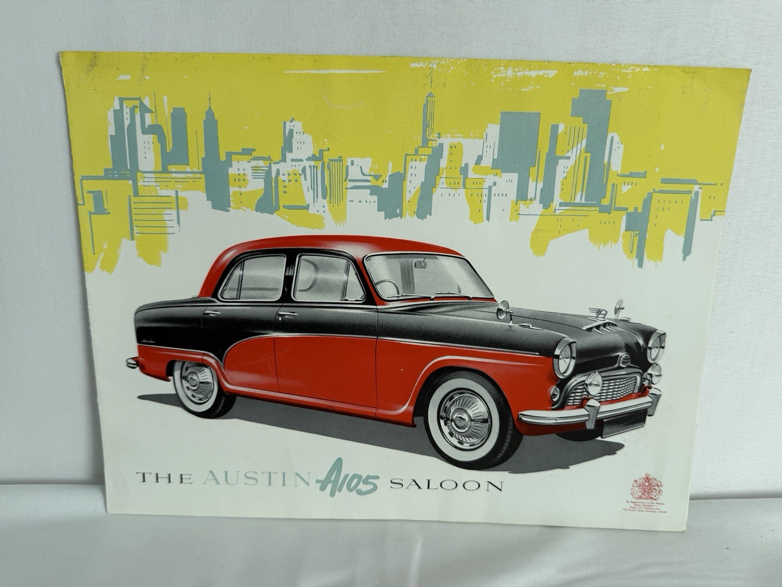 Austin A105 Saloon Automobile Brochure Year 1954 Austin A105 Saloon Automobile Brochure Year 1954