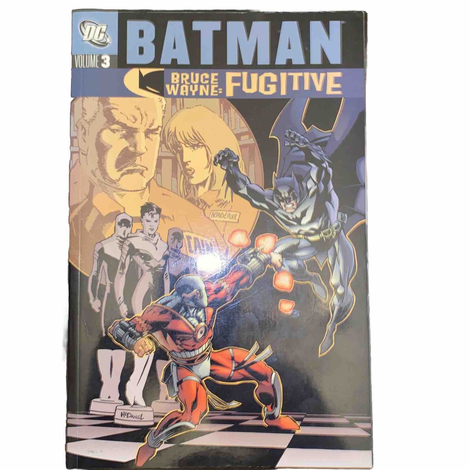 BATMAN BRUCE WAYNE FUGITIVE VOL 3 GRAPHIC NOVEL TPB DC COMICS 2003 ED BRUBAKER
